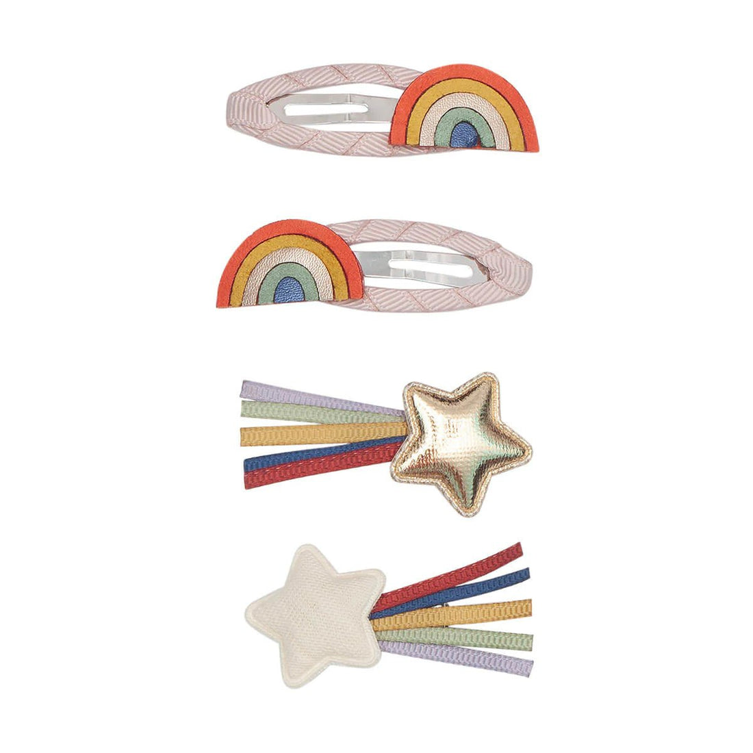 Haarspangen Regenbogen &quot;Over The Rainbow&quot; 4er Set - little something