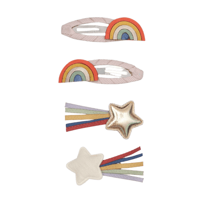 Haarspangen Regenbogen &quot;Over The Rainbow&quot; 4er Set - little something