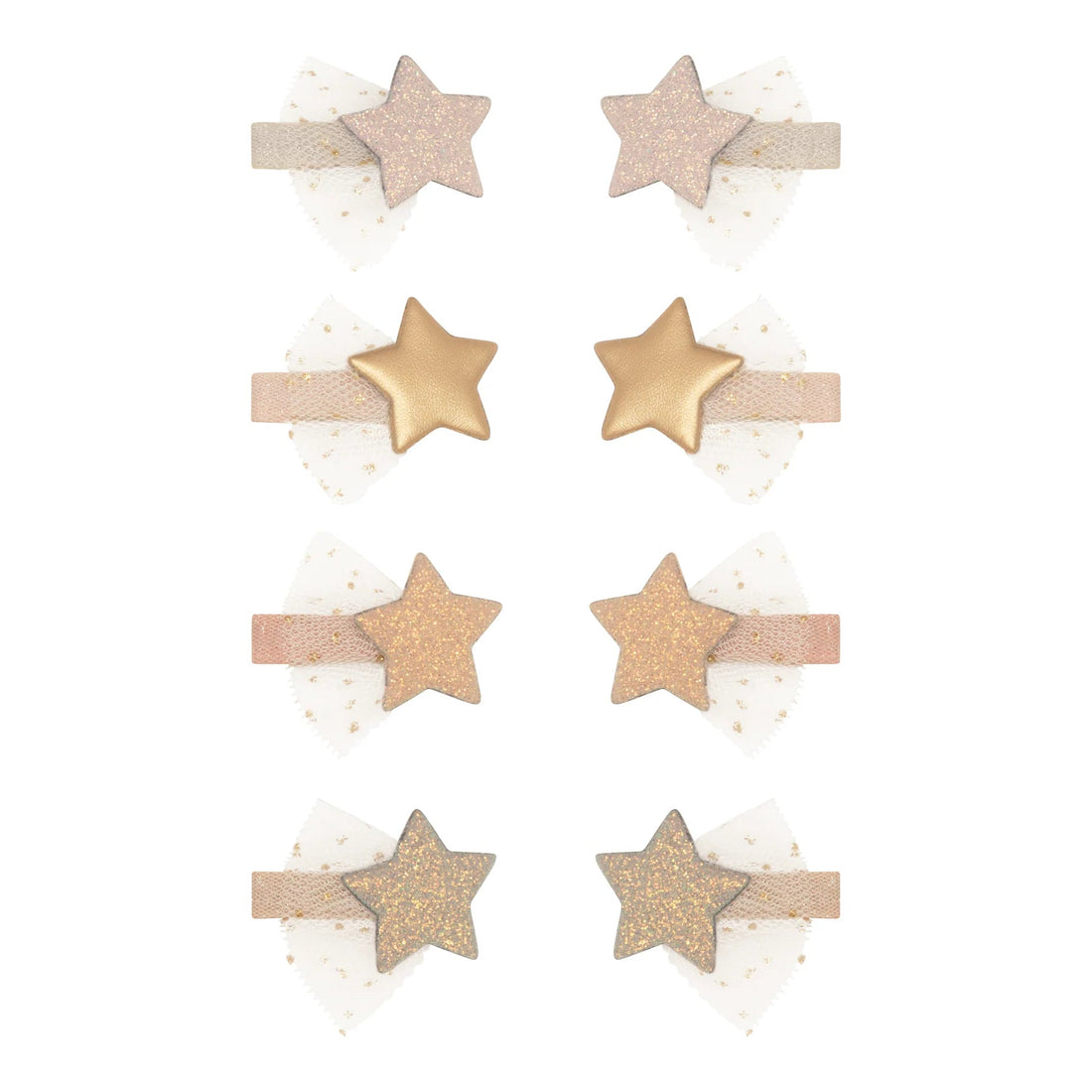Haarspangen Sterne "Ballet Star Mini Clip" 8er Set - little something
