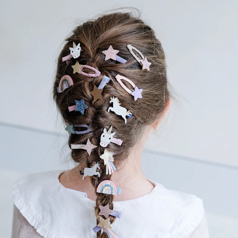 Haarspangen Unicorn Mini Clip 8er Set - little something