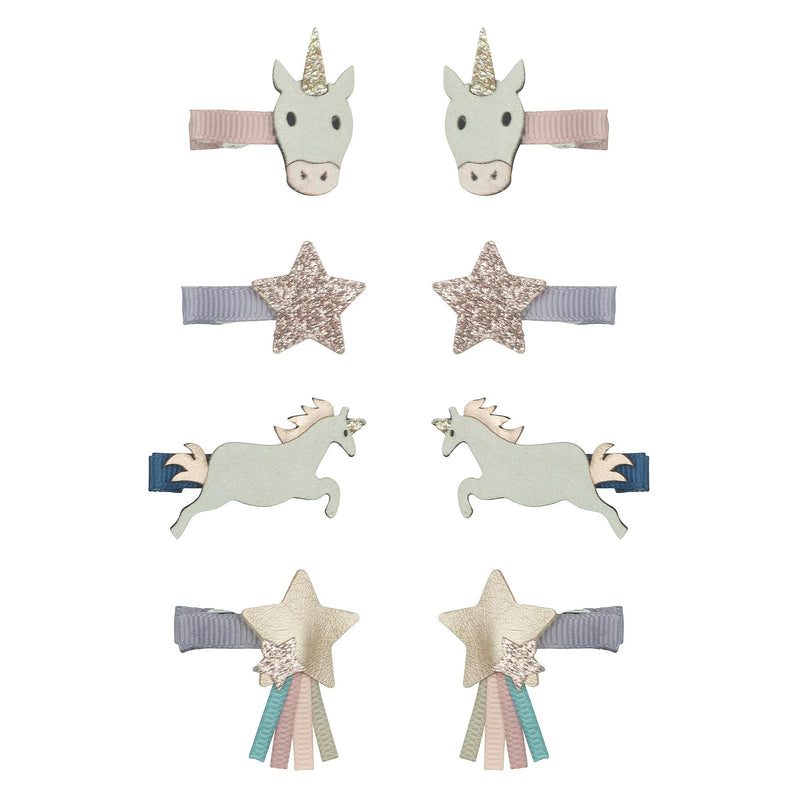 Haarspangen Unicorn Mini Clip 8er Set - little something