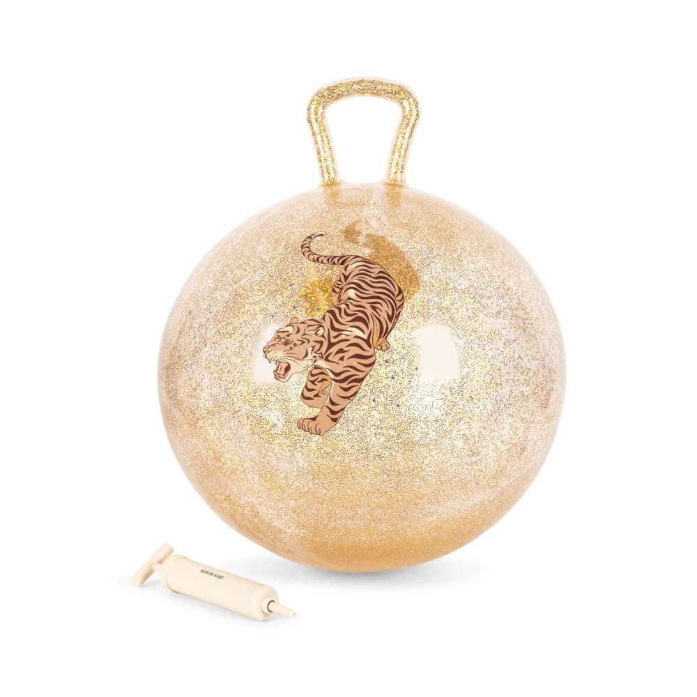 Hüpfball Glitzer - Tiger - little something