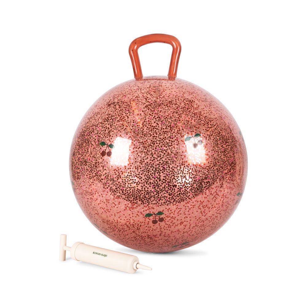 Hüpfball Glitzer - Cherry - little something