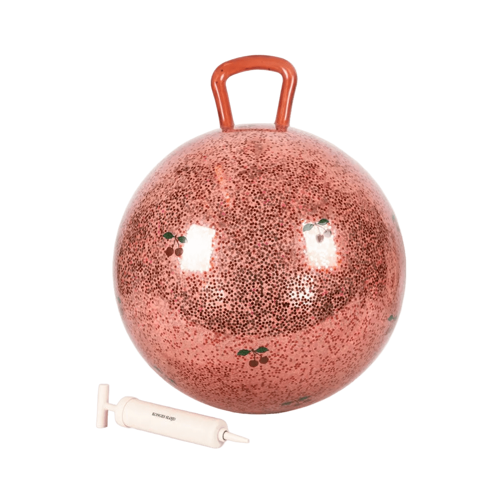 Hüpfball Glitzer - Cherry - little something