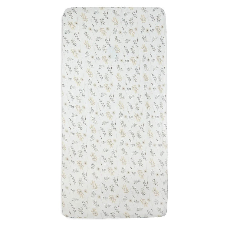 Spannbettlaken Moseskorb Jersey 40/50x80/90cm "Wild Flowers"