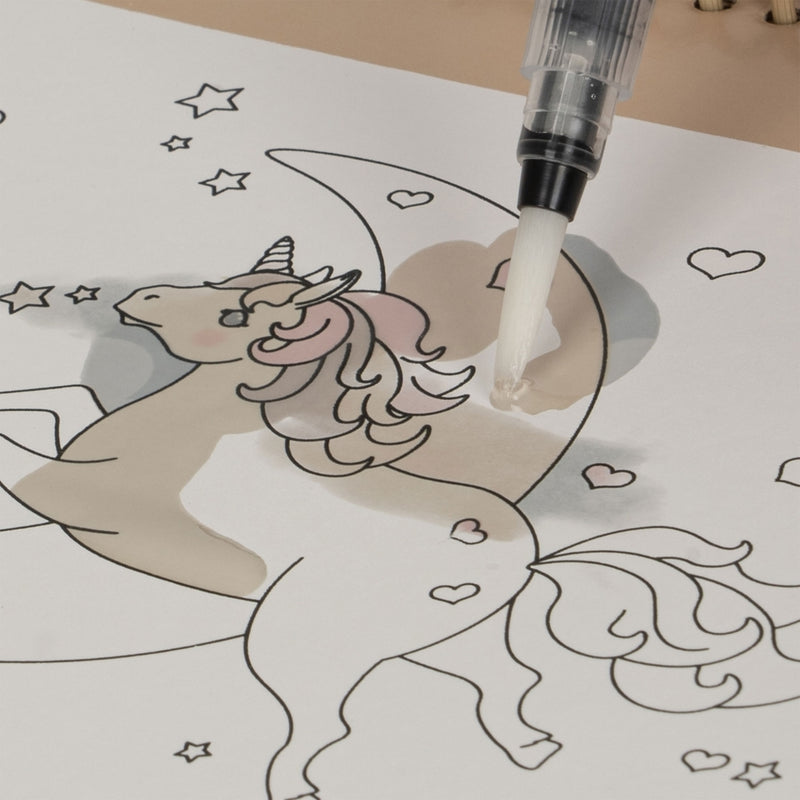 Wassermalbuch mit Wassertankstift "Magic Book"