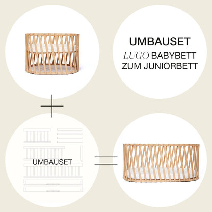 Juniorbett "LUGO" Erweiterungsset inkl. Matratze 70x140cm - little something