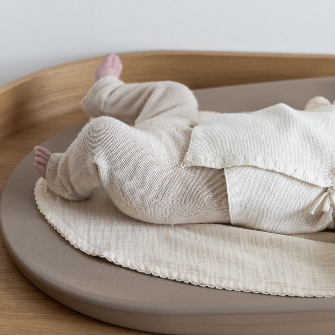 Kai Wickeltuch / Wickelunterlage 2er Set - Warm Sand - little something