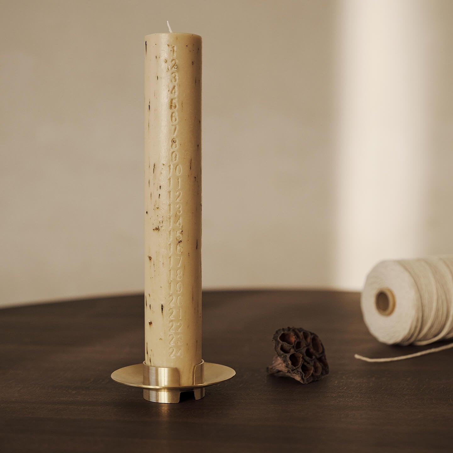 Kalenderkerze &quot;Mura Advent Candle&quot; - Oat - little something