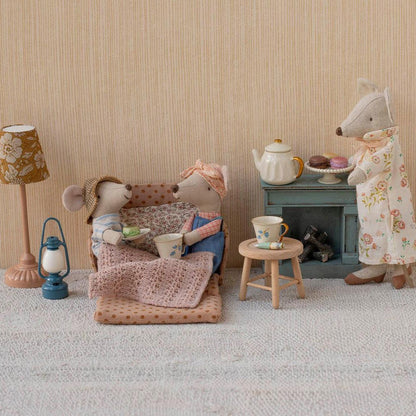 Kamin, Maus - Blau - little something