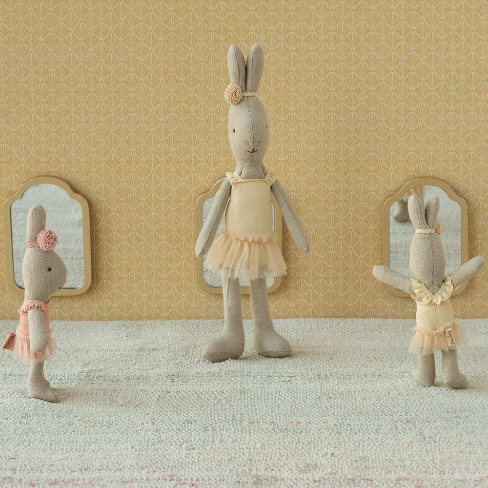 Kaninchen Mikro - Ballettanzug mit Tutu rosa - little something