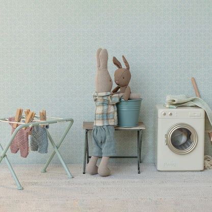 Kaninchen Mikro - Blauer Strickanzug - little something