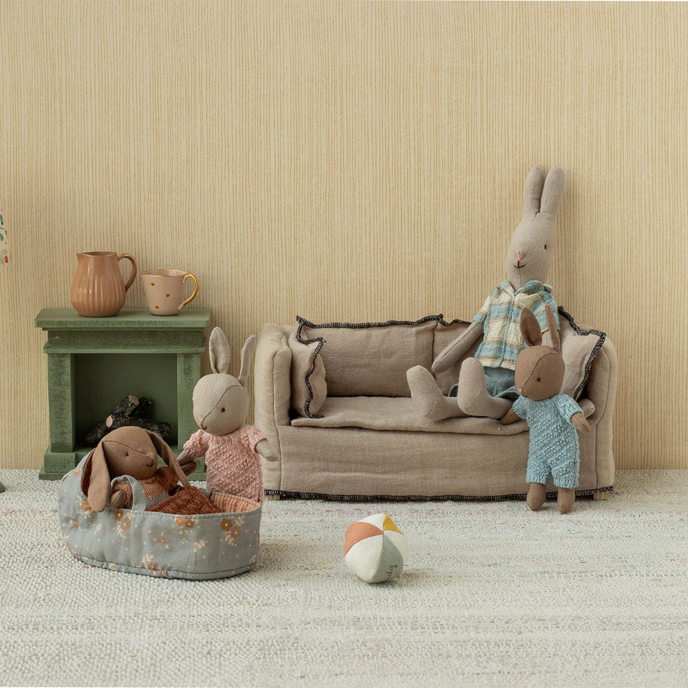 Kaninchen Mikro - Rose Strickanzug - little something