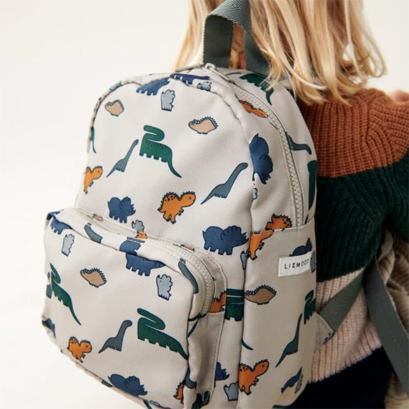 Kinderrucksack Allan &quot;Dinosaurs / Mist&quot; - little something