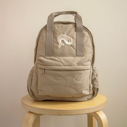 Kinderrucksack Wal &quot;Wave&quot; dark beige - little something