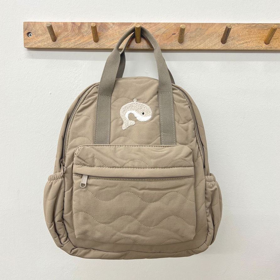 Kinderrucksack Wal &quot;Wave&quot; dark beige - little something