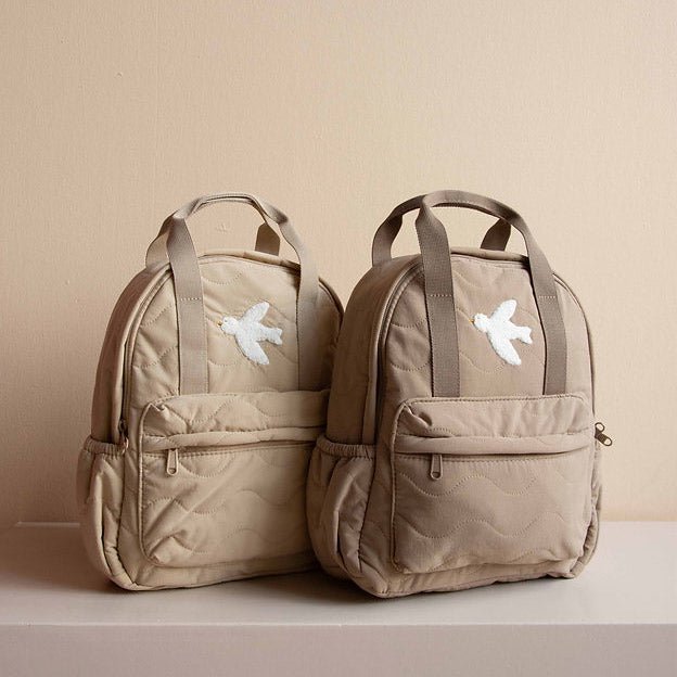 Kinderrucksack &quot;Wave&quot; light beige - little something