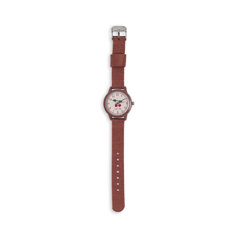 Kinderuhr &quot;Cherry&quot; - Kirsche - little something