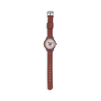 Kinderuhr &quot;Cherry&quot; - Kirsche - little something