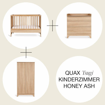 Kinderzimmer-Set Quax "Tsugi" - Honey Ash 120x70cm