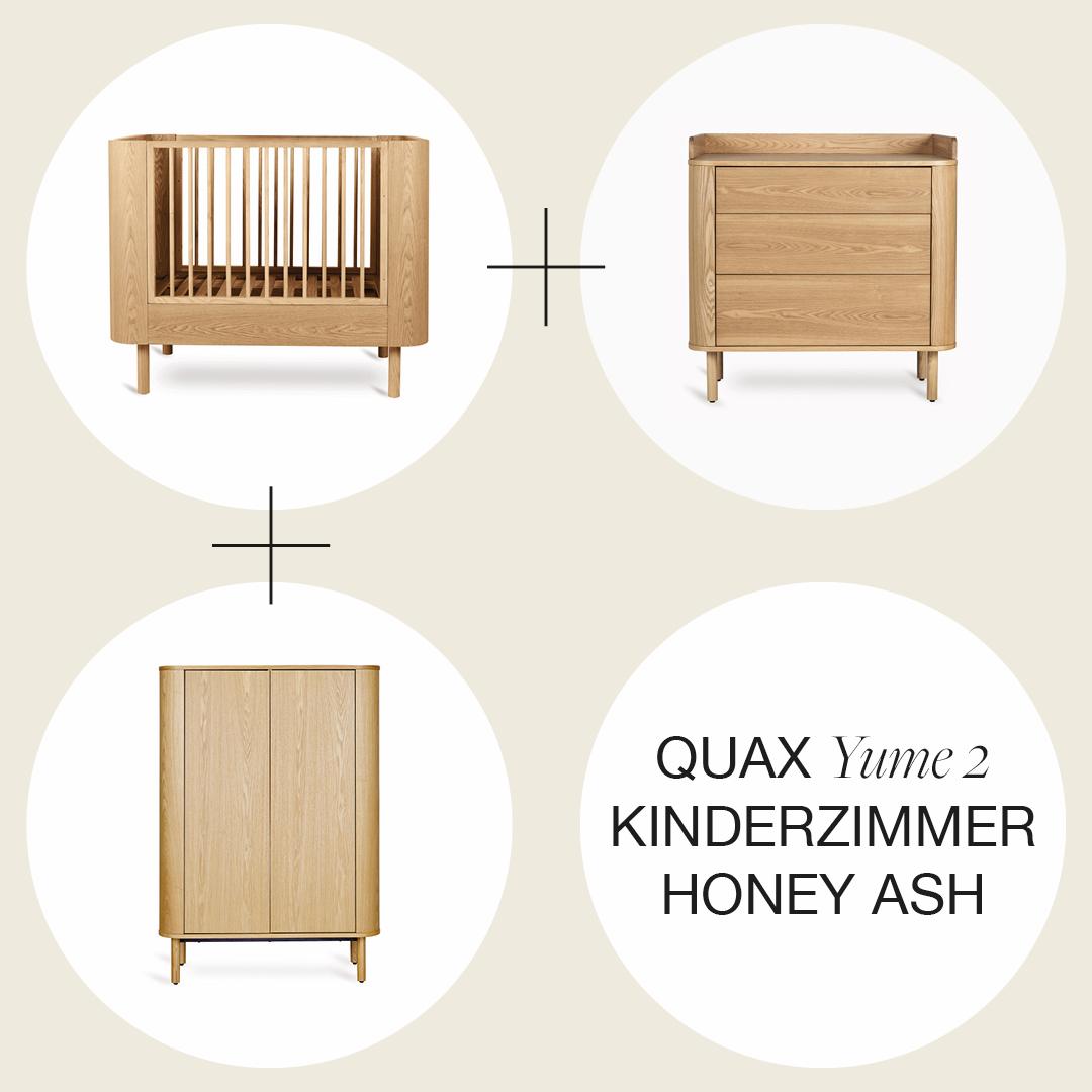 Kinderzimmer - Set Quax "Yume" - Natural Ash 140x70cm - little something