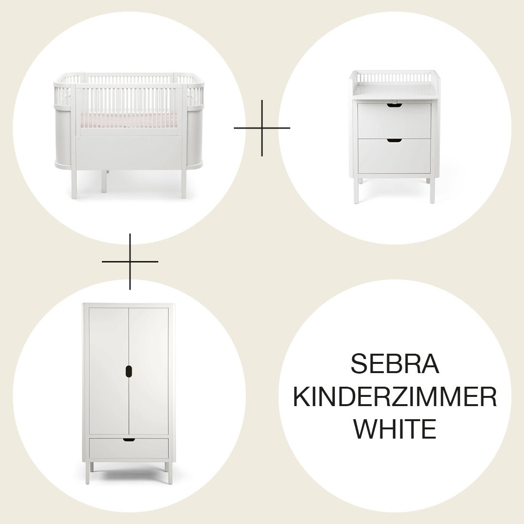 Kinderzimmer - Set "Sebra" - Classic White: - little something