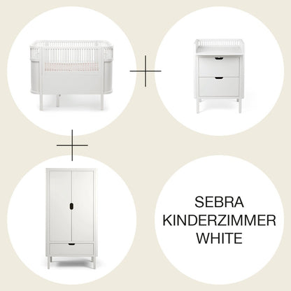 Kinderzimmer - Set "Sebra" - Classic White: - little something