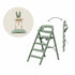 KLAPP Faltbarer Hochstuhl - recycelt mineral green - Baby Bundle II (inkl Kissen & Gurte) - little something