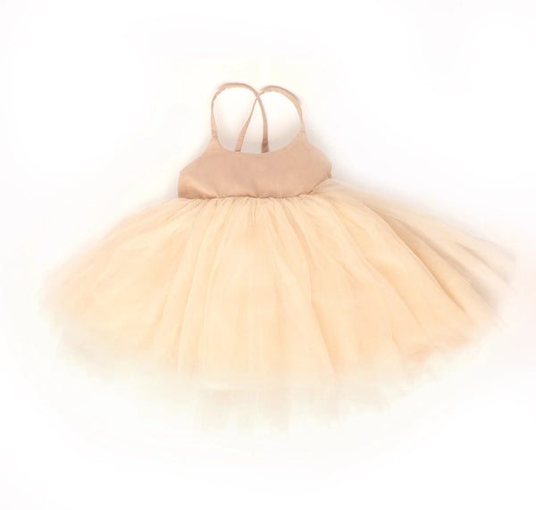Kleid Tutu mit Trägern Blush "Rosie Dress" - little something