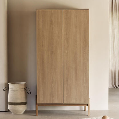 Kleiderschrank 2 - türig Ashi - Honey Ash - little something