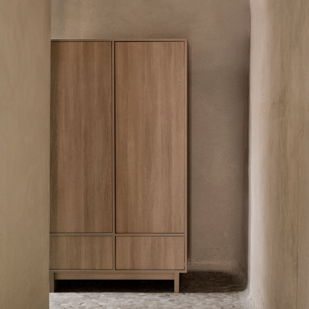 Kleiderschrank 2 - türig Kyo - Honey Ash - little something