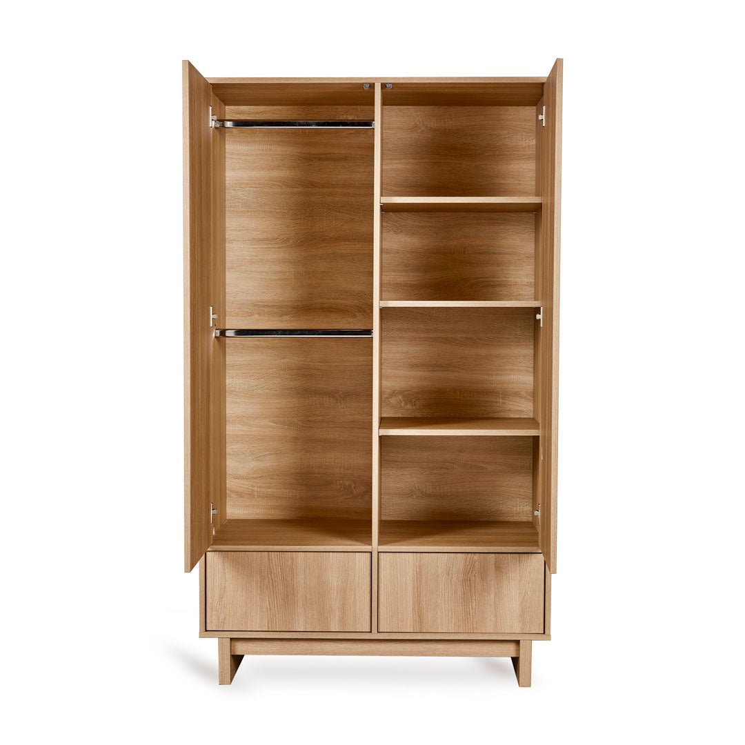 Kleiderschrank 2 - türig Kyo - Honey Ash - little something
