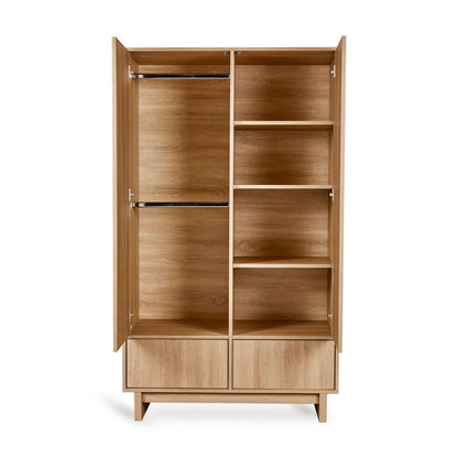 Kleiderschrank 2 - türig Kyo - Honey Ash - little something