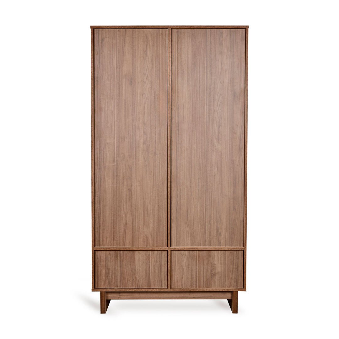Kleiderschrank 2 - türig Kyo - Walnut - little something
