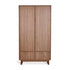 Kleiderschrank 2 - türig Kyo - Walnut - little something