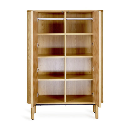 Kleiderschrank 2 - türig Yume "Flat Doors" - Natural Ash - little something