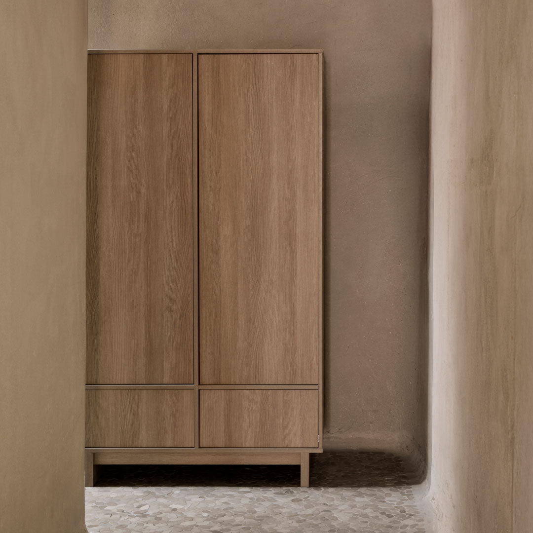 Kleiderschrank 3 - türig Kyjo - Honey Ash - little something