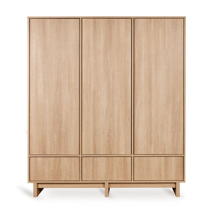 Kleiderschrank 3 - türig Kyjo - Honey Ash - little something