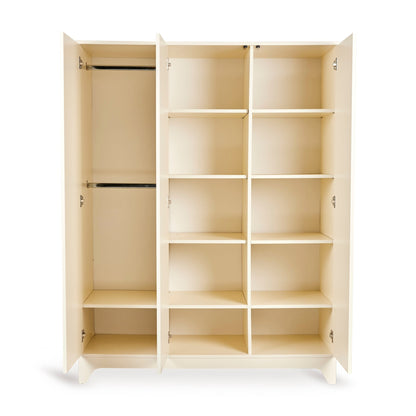 Kleiderschrank 3 - türig Tsugi - Butter - little something