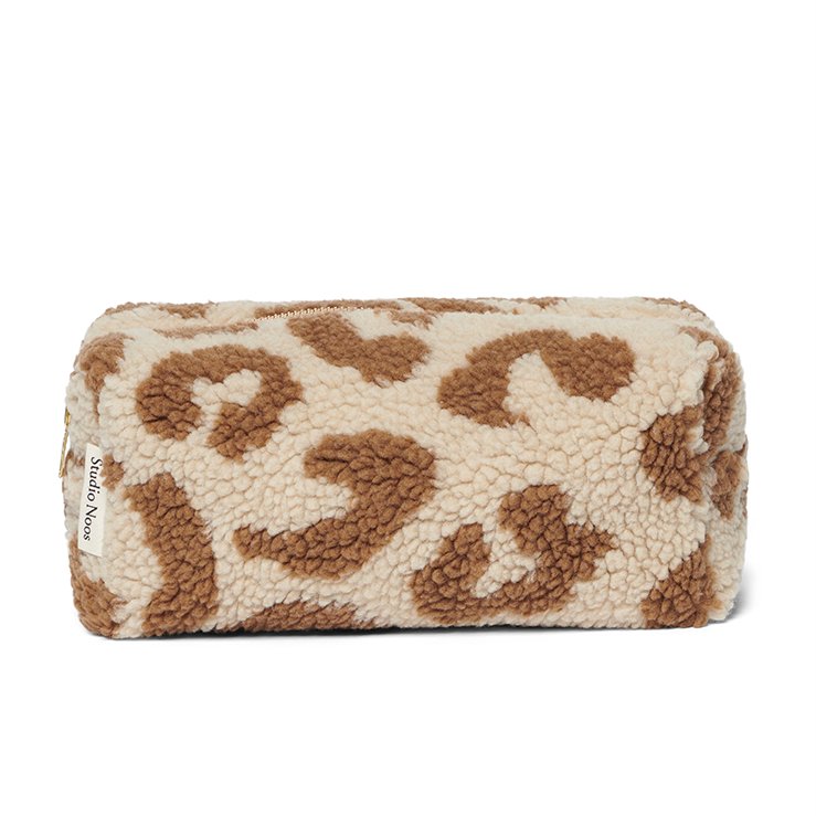 Kosmetiktasche Teddy Studio Noos Leopard ecru - little something