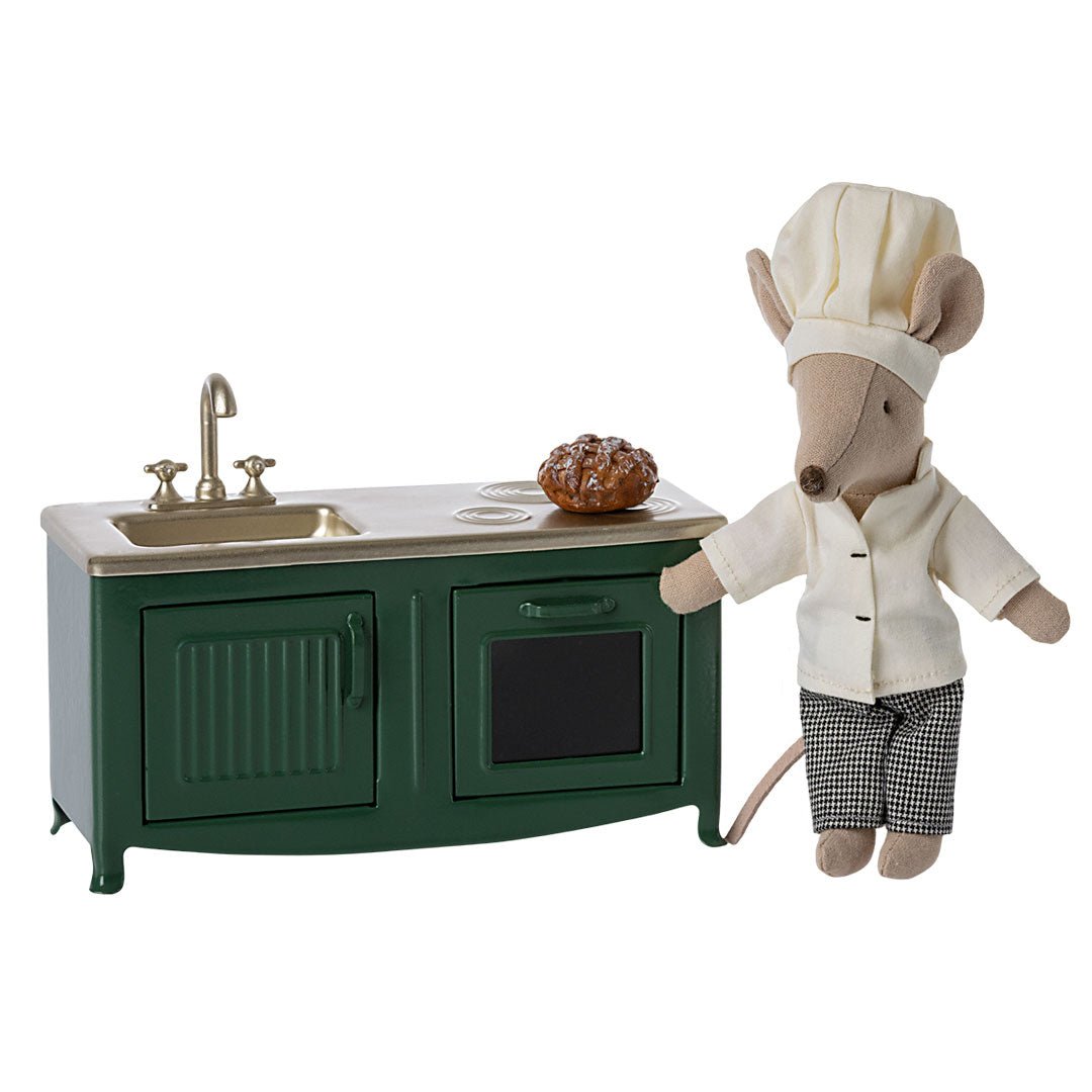 Küche, Maus - Dunkelgrün - little something