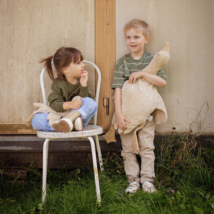 Kuscheltier Gans leinen mit Wärmekissen - groß - little something