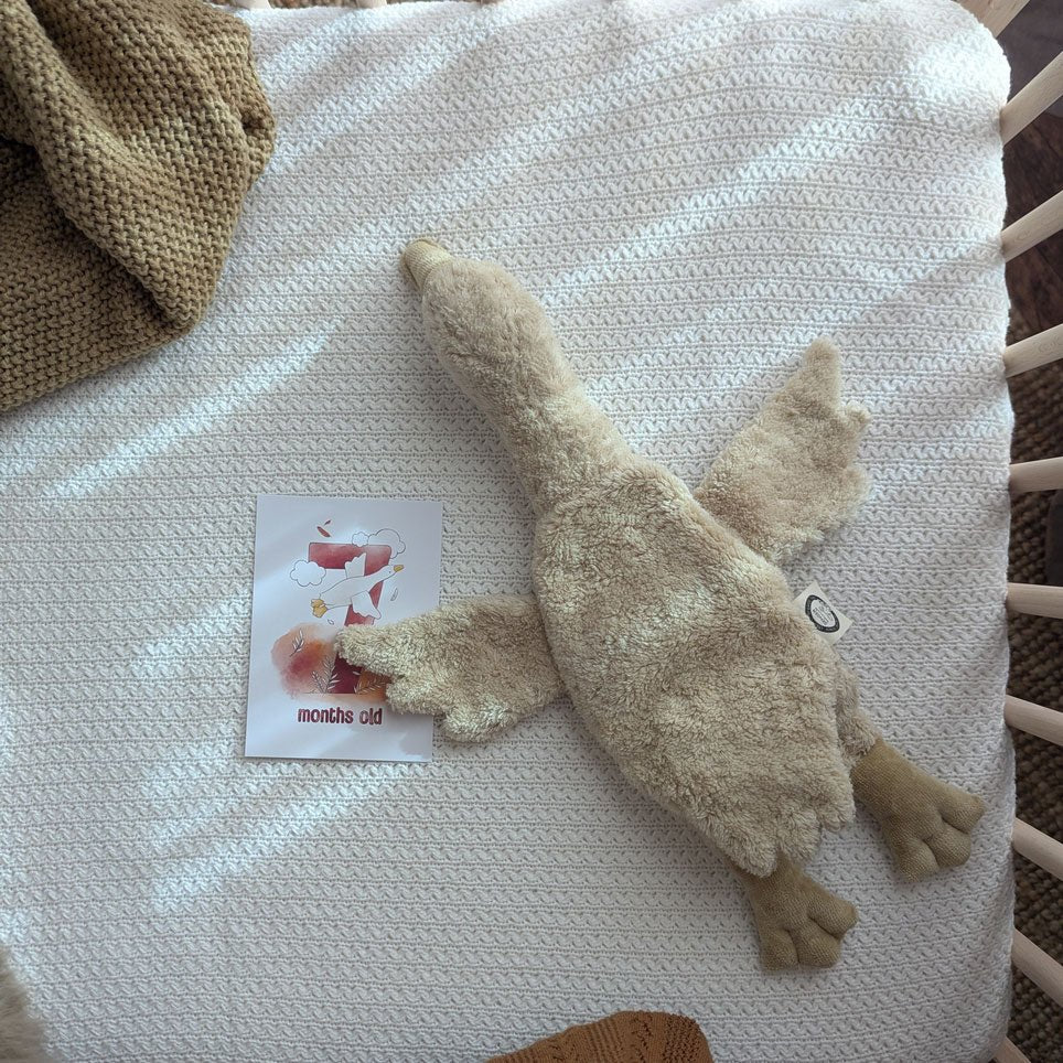 Kuscheltier Gans leinen mit Wärmekissen - klein - little something