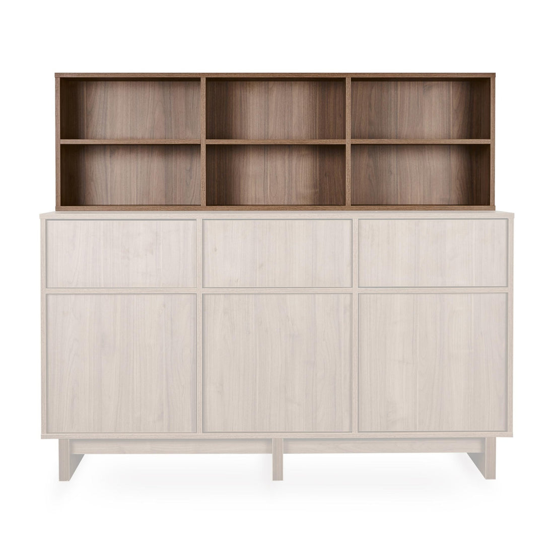 Kyo XL - Regalaufsatz für Kommode - Walnut - little something