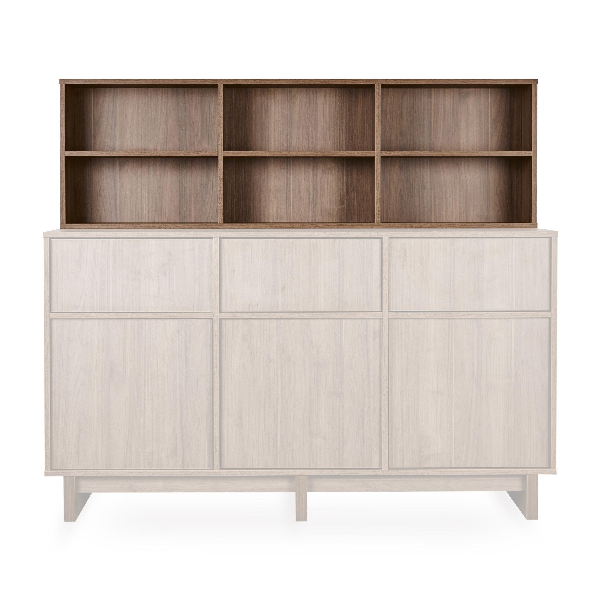 Kyo XL - Regalaufsatz für Kommode - Walnut - little something