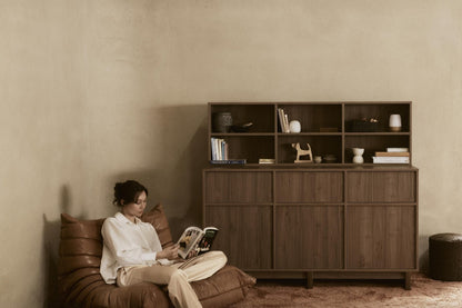 Kyo XL - Regalaufsatz für Kommode - Walnut - little something