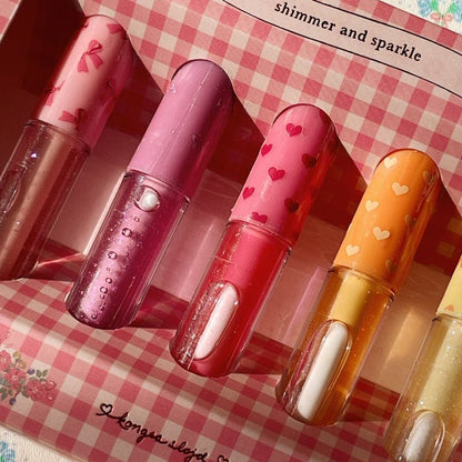 Lippgloss 5er Set &quot;Glitter Lip Gloss&quot; - little something