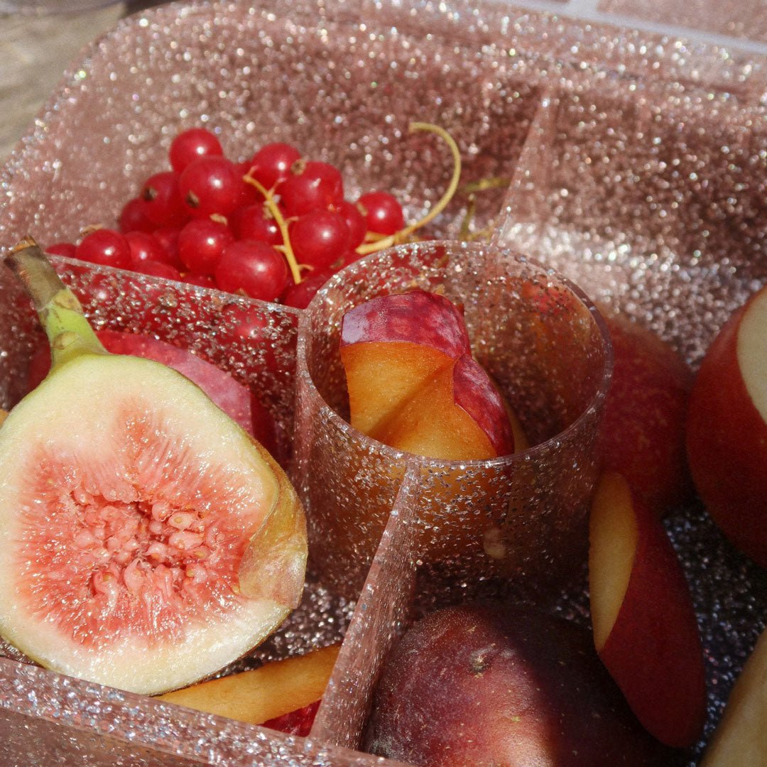 Lunchbox Brotdose "Bento" - Cherry Glitter - little something