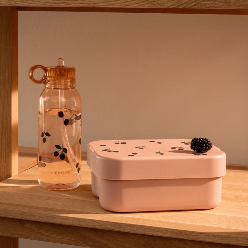 Lunchbox Set inkl. Brotdose und Trinkflasche &quot;Chelsey Berry&quot; - Beere - little something