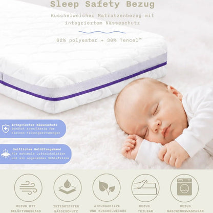 Matratze Polarstern für das 4-in-1 Babybett Nani x Träumeland - little something